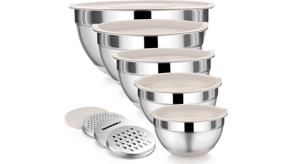 stainless steel mixing bowls