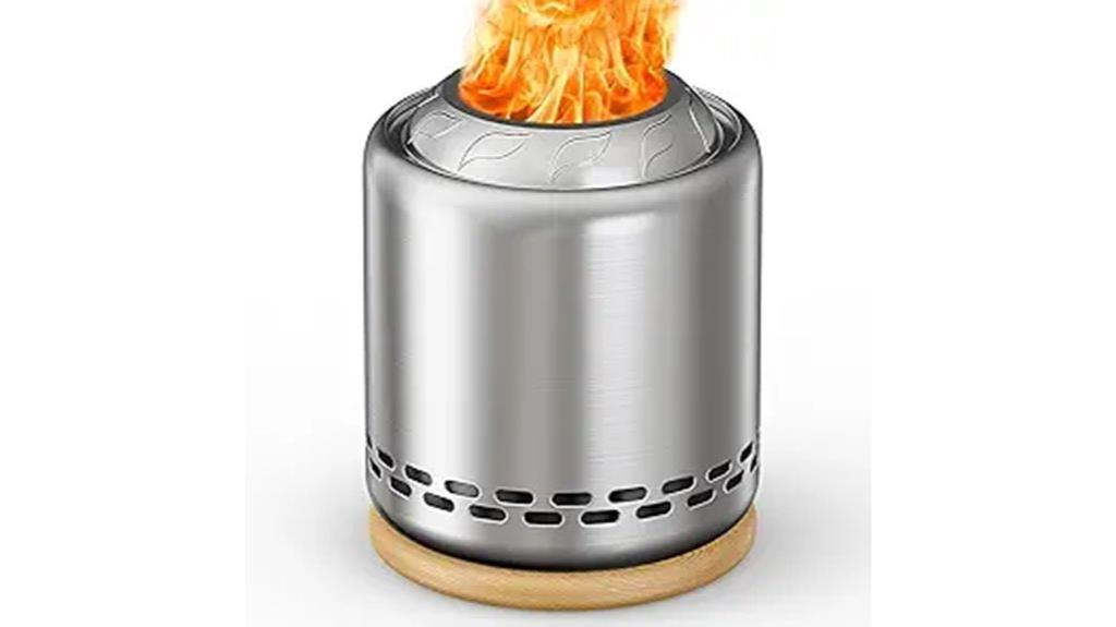 stainless steel smokeless fire pit