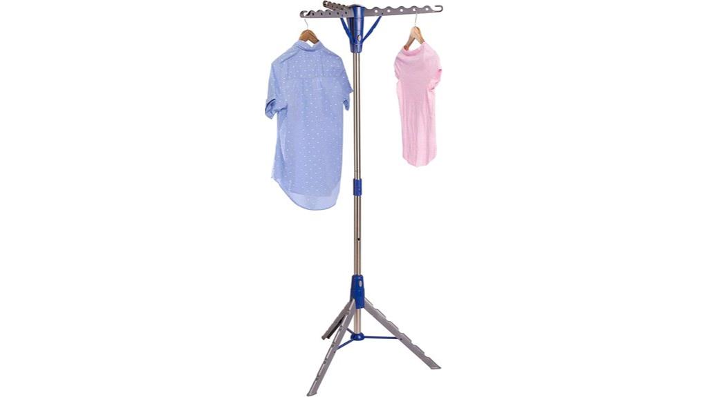 steel tripod drying rack