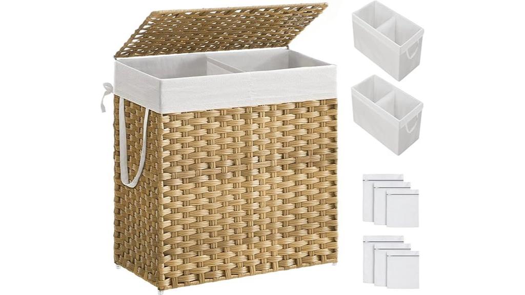 stylish lid laundry basket