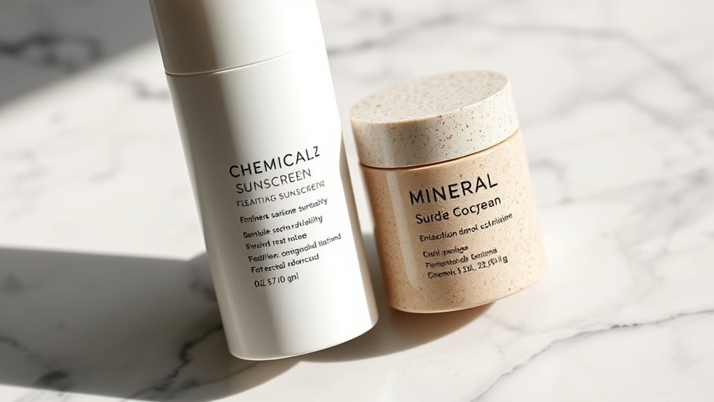 sunscreen types comparison