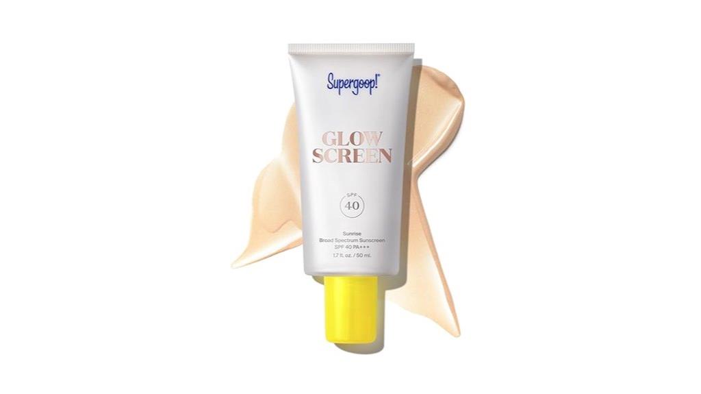 sunshine glow with spf