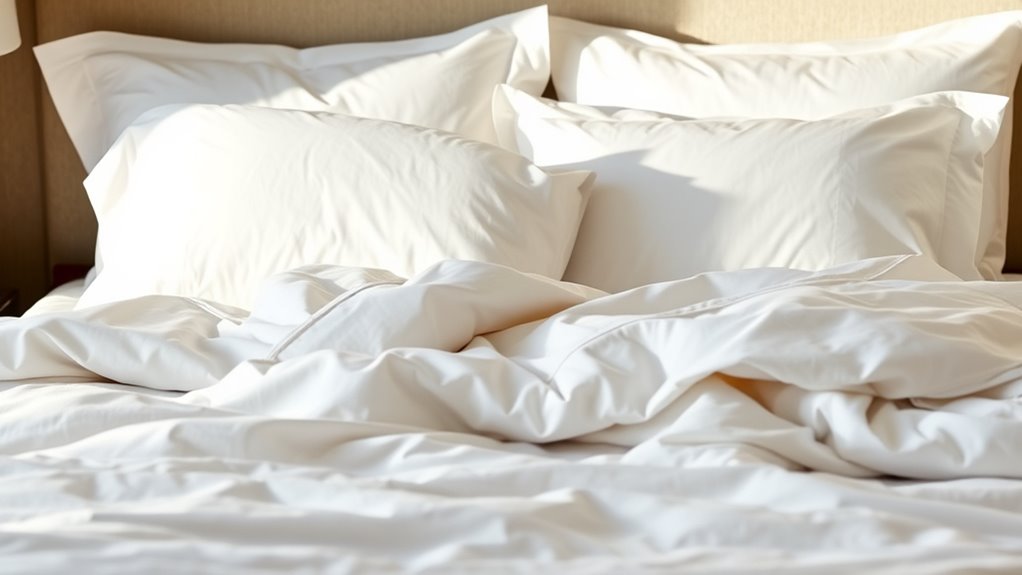 supportive bedding and environment