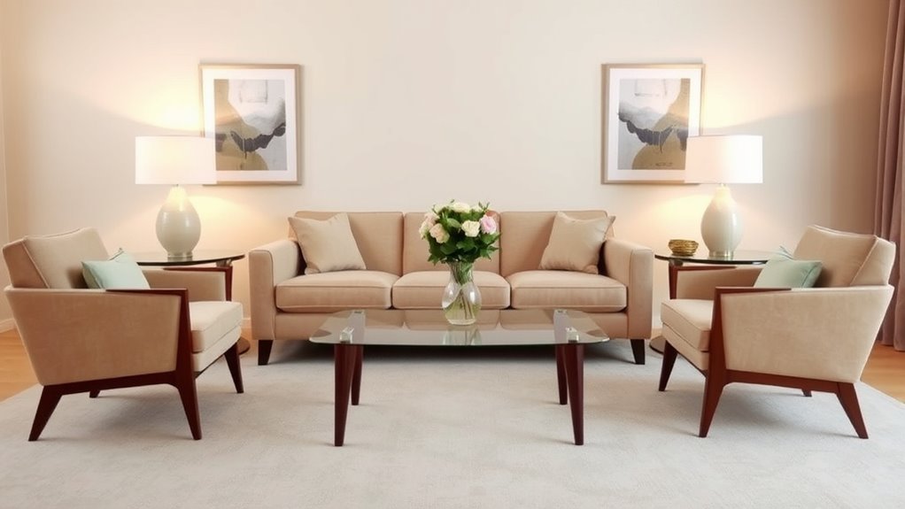 symmetrical room arrangement benefits