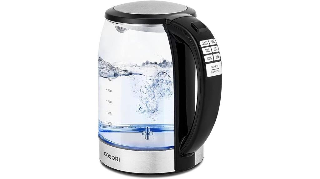 temperature controlled bpa free kettle