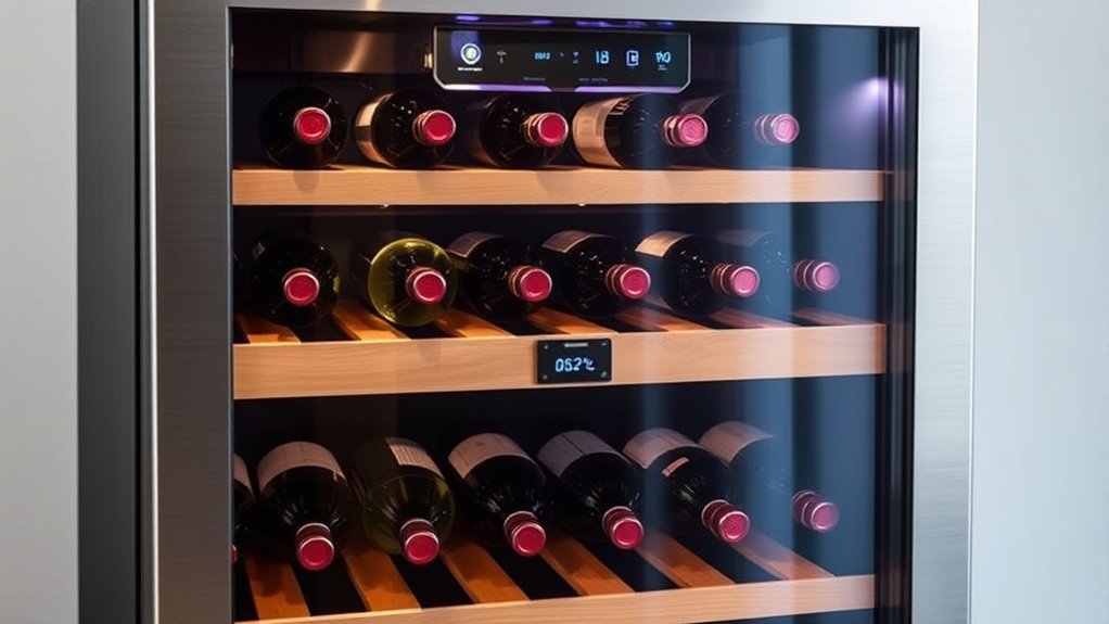 top dual zone wine coolers