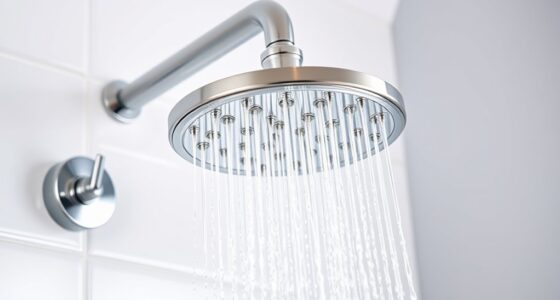 top pressure shower heads