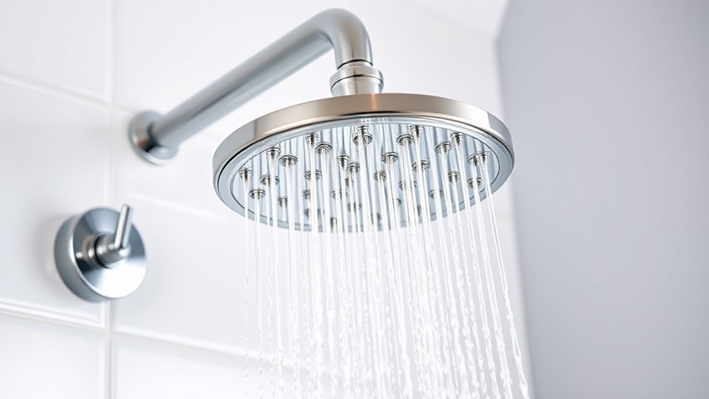 top pressure shower heads