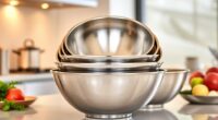 top stainless steel mixing bowls