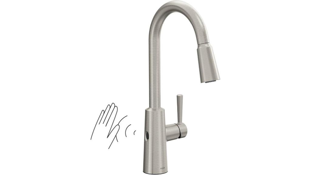 touchless kitchen faucet moen