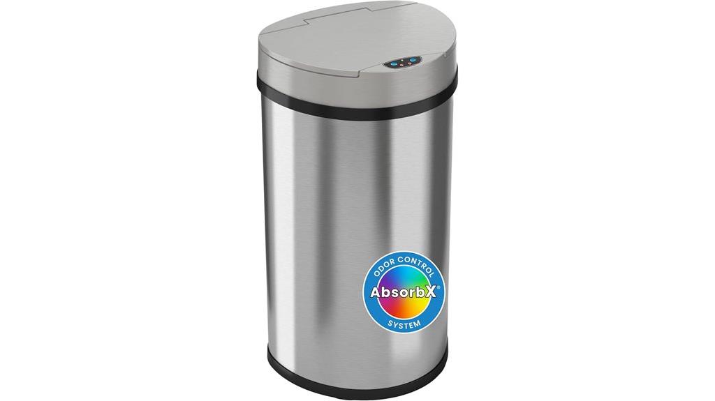 touchless kitchen trash can