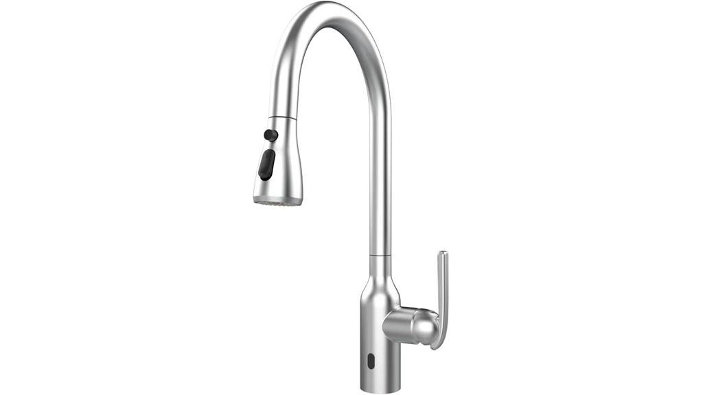 touchless pull down faucet
