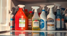 toxic gas from cleaning mixtures