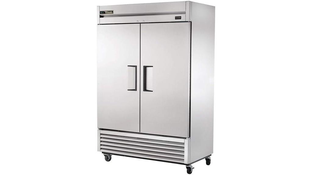 true manufacturing two door freezer