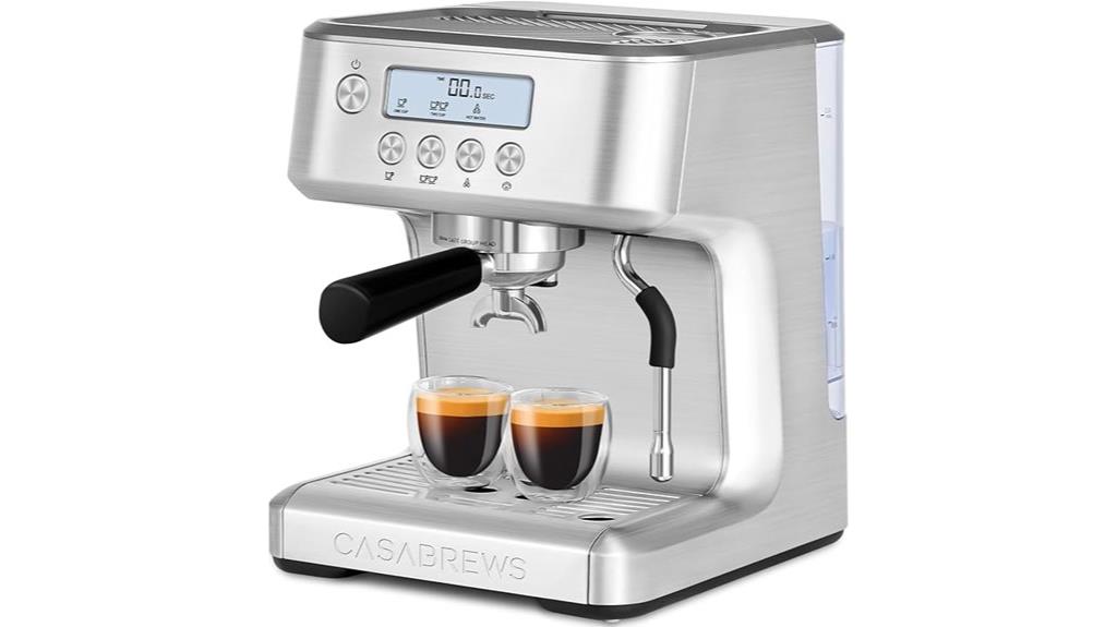 ultra espresso machine lcd