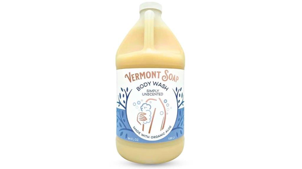 unscented shea body wash