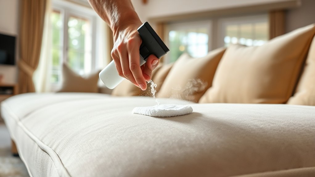 upholstery cleaning step guide