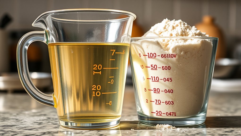 use correct measuring tools
