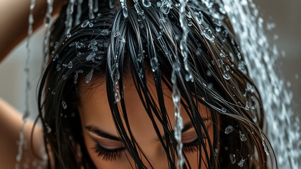 use lukewarm water for hair
