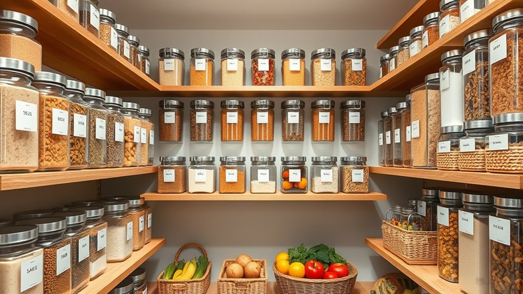 use uniform labeled containers