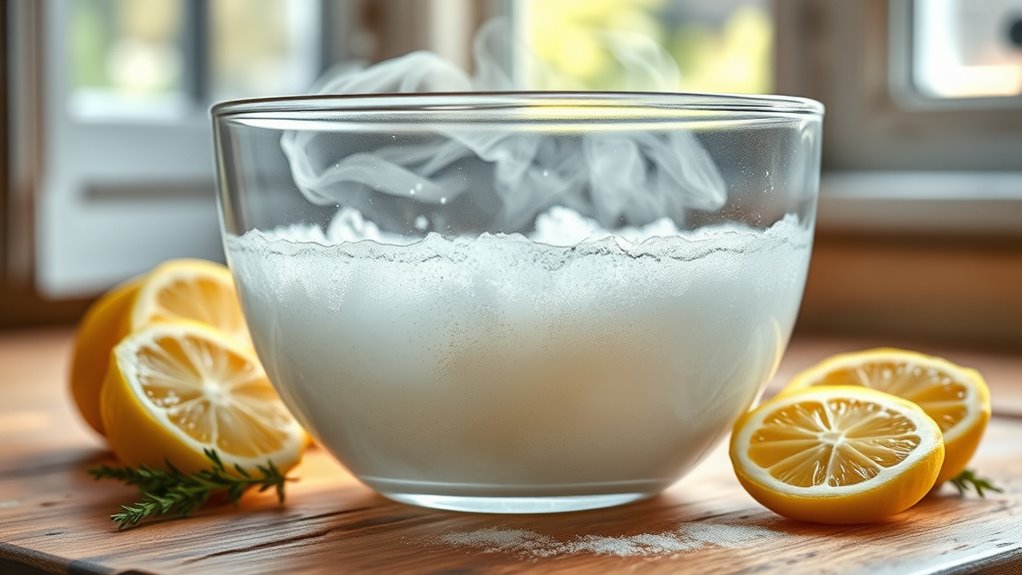 vinegar and baking soda