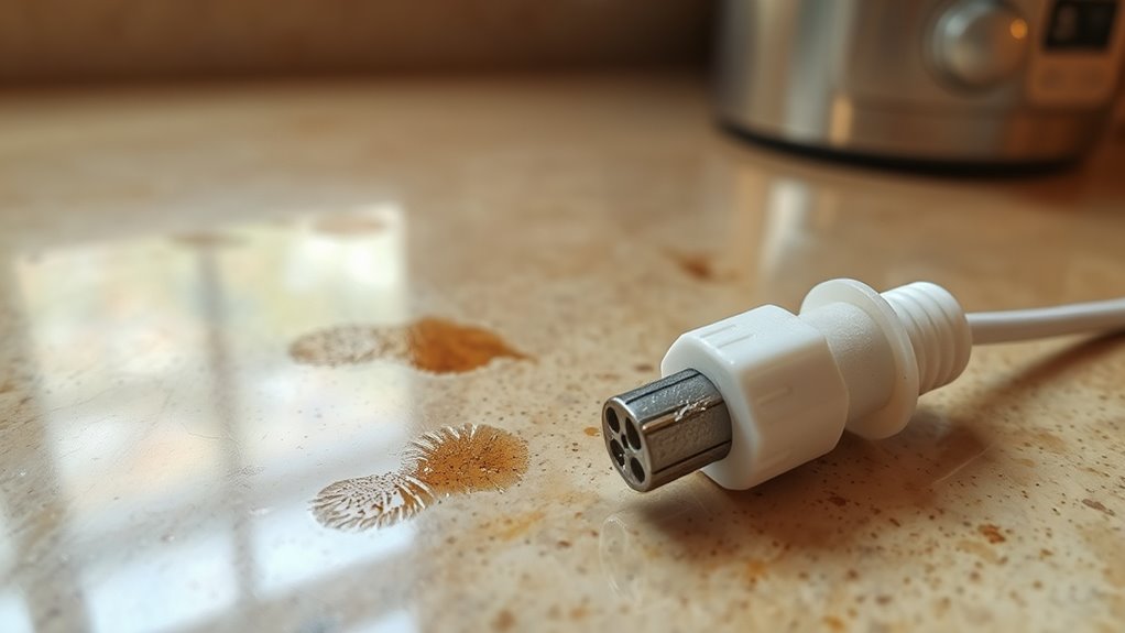 vinegar damages appliance components