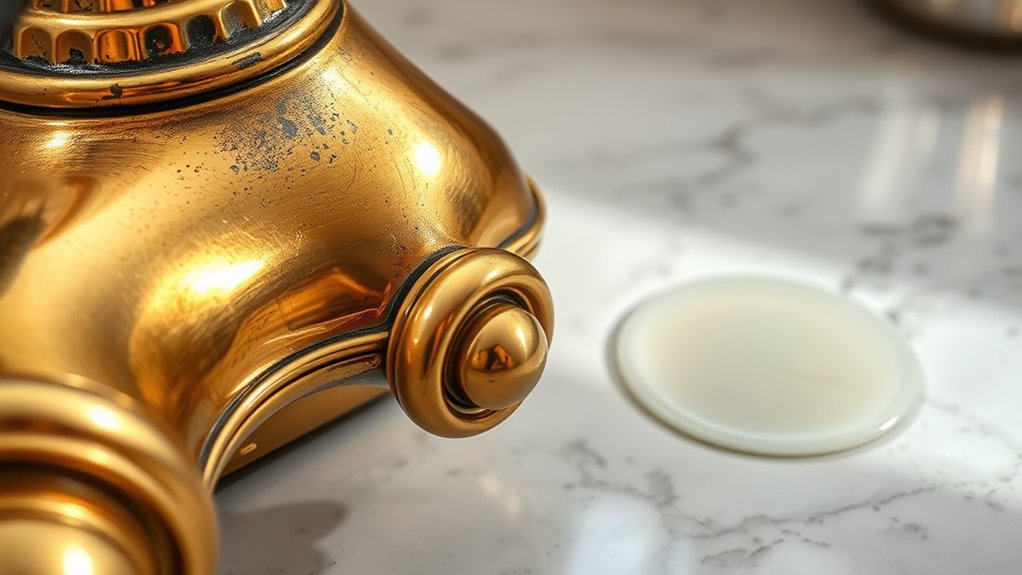 vinegar damages gold plating