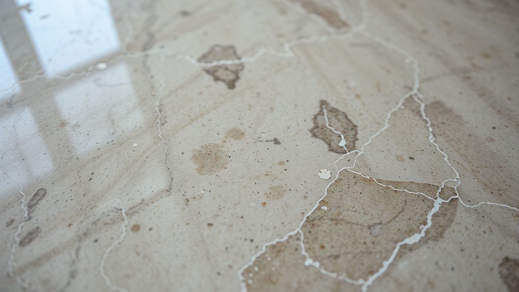 vinegar damages porous stone