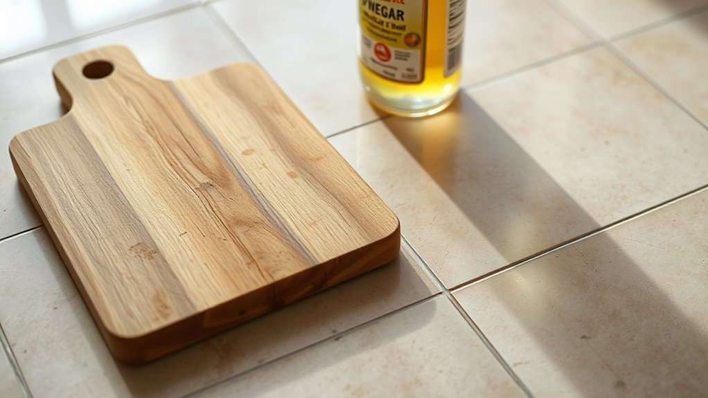 vinegar harms household surfaces