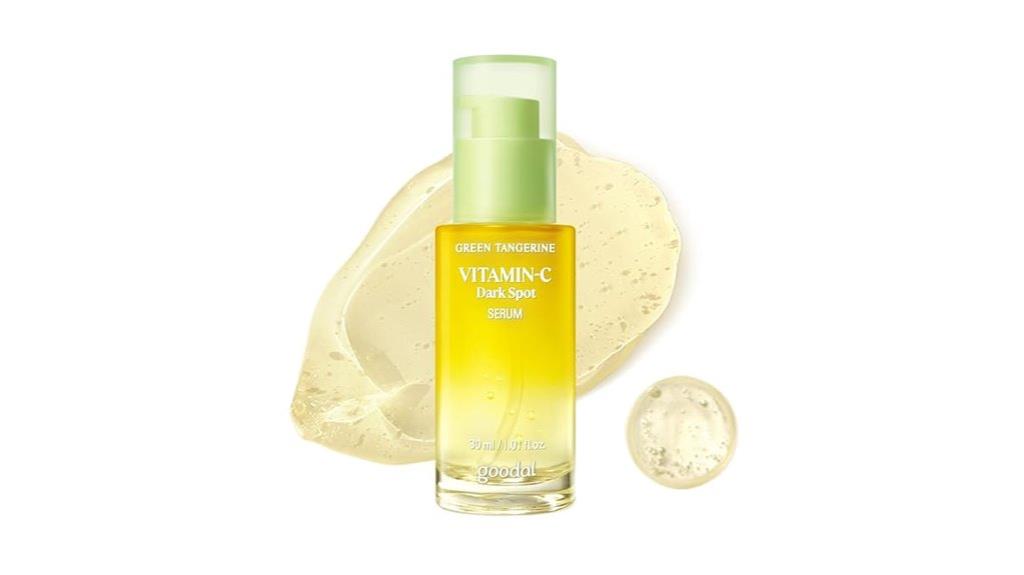 vitamin c serum with tangerine