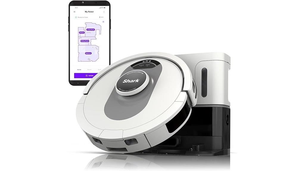 voice controlled vacuum with self emptying