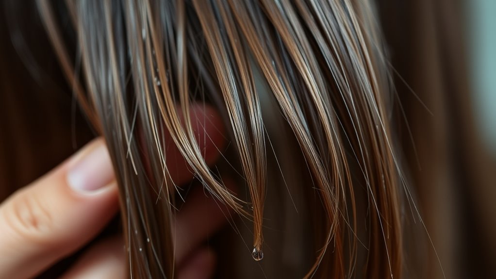 wet hair is fragile