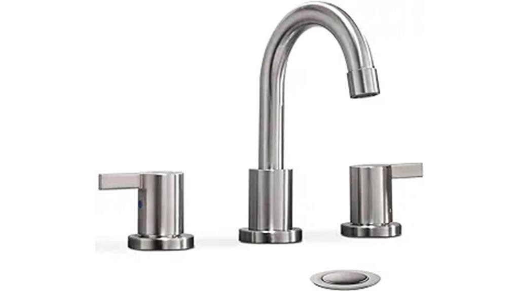 widespread bathroom faucet set