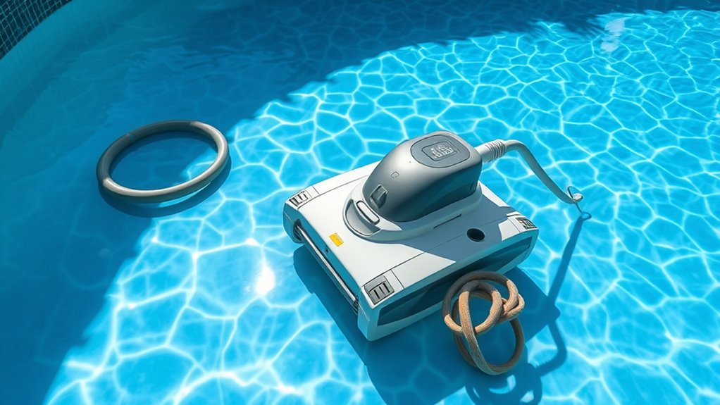 adjust cleaner for pool size