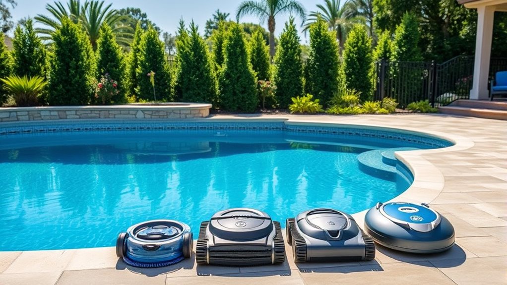 assess pool size and shape