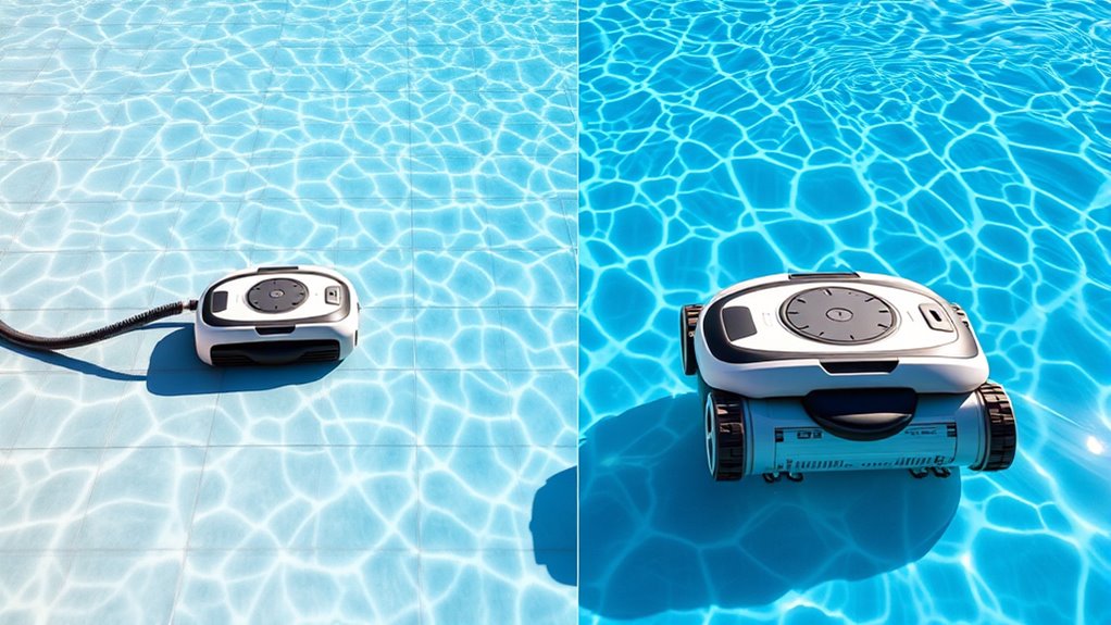 autonomous efficient pool cleaning