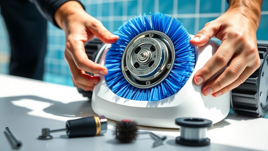 check and replace brushes