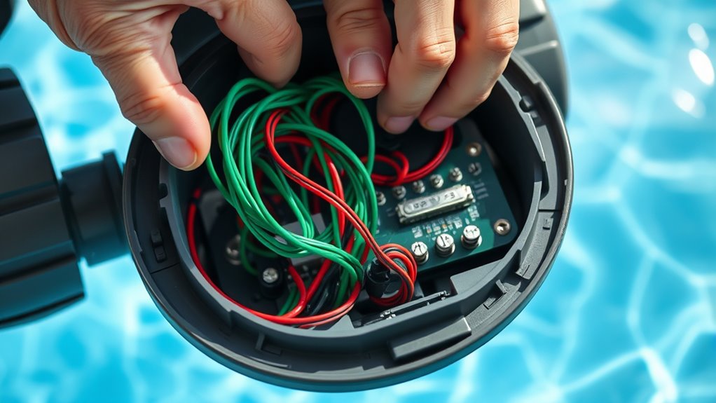 check wiring and firmware
