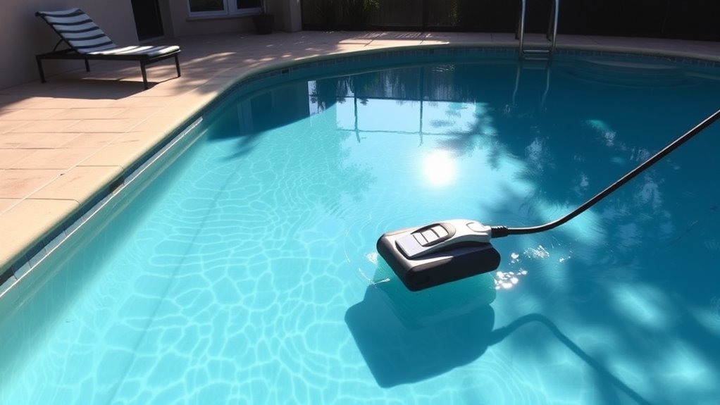 clean pool during off peak