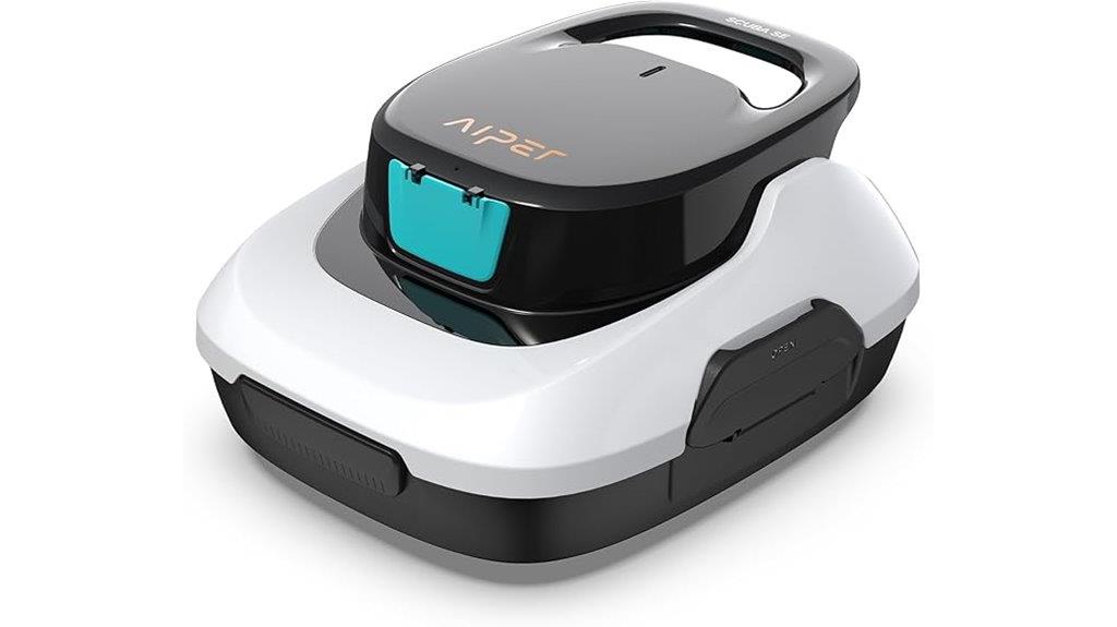 cordless pool cleaning device