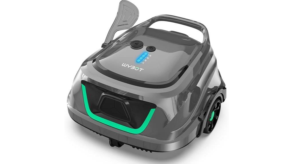 cordless robotic pool vacuum