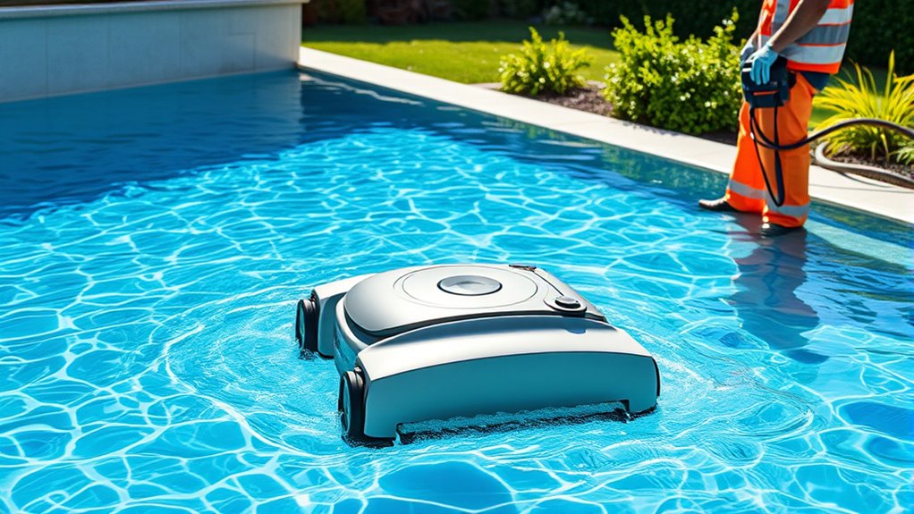 eco friendly energy efficient pool cleaning