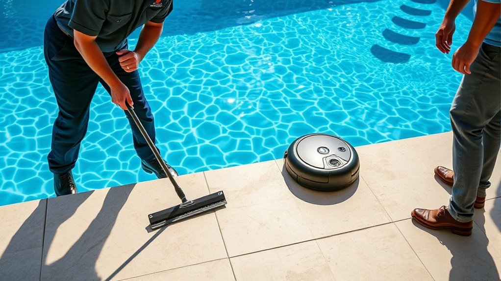 ensure cleaner s proper setup