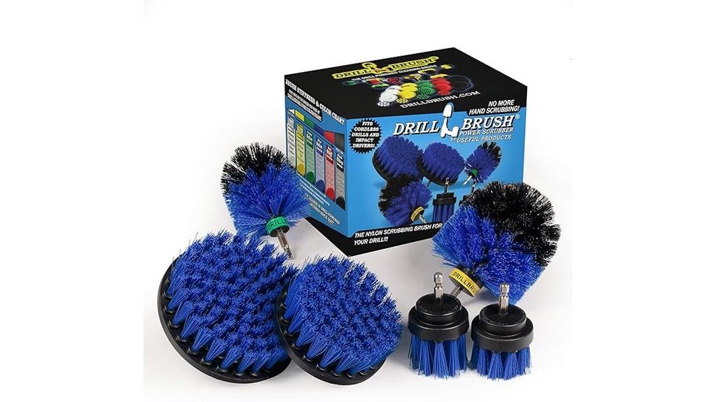 five piece pool brush set