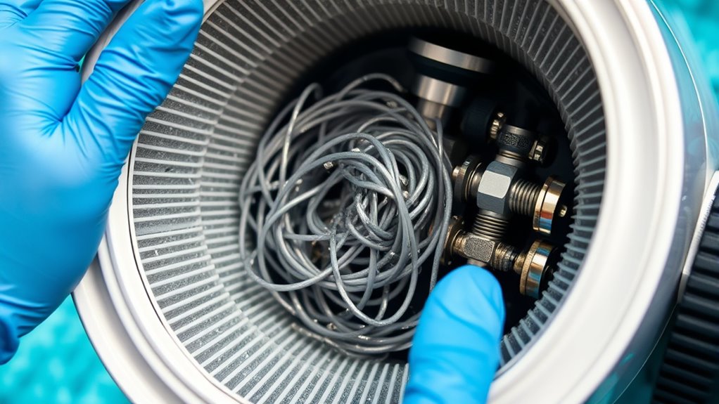 maintain filter and pump