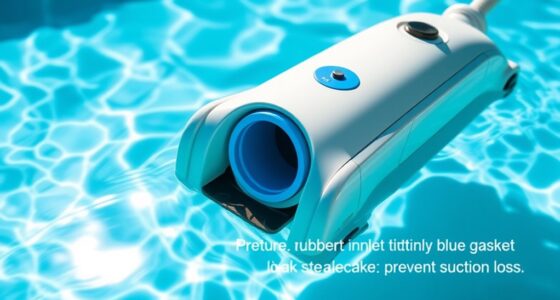 maintain proper pool seal