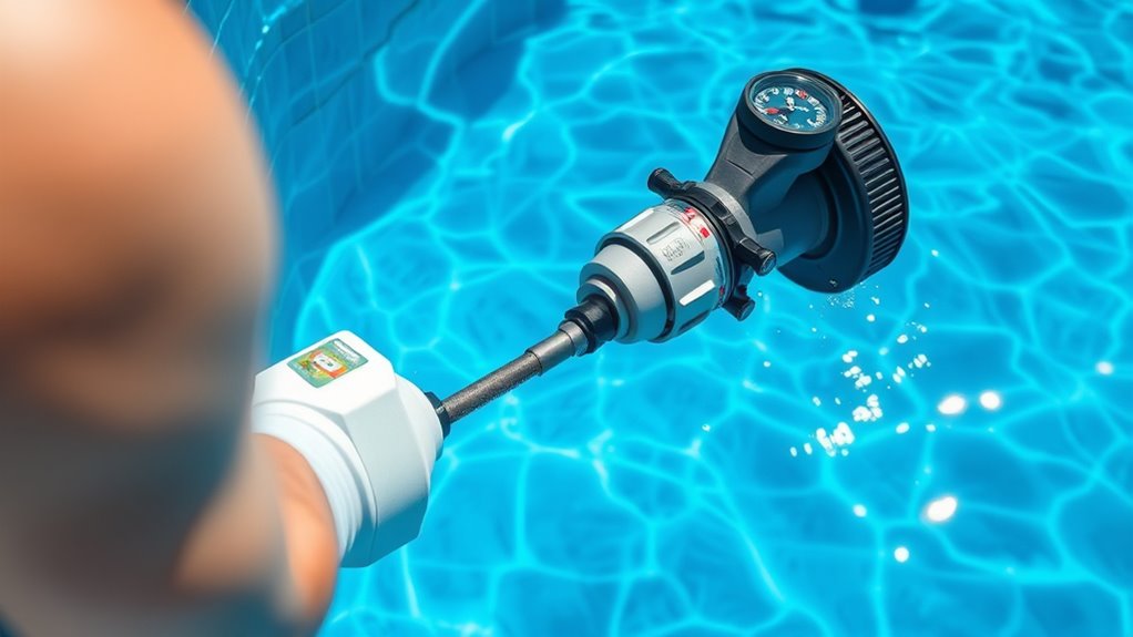 monitor pool water pressure regularly