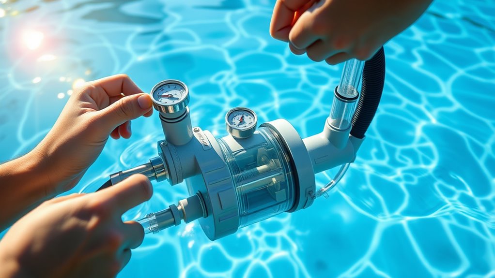 monitor water flow pressure