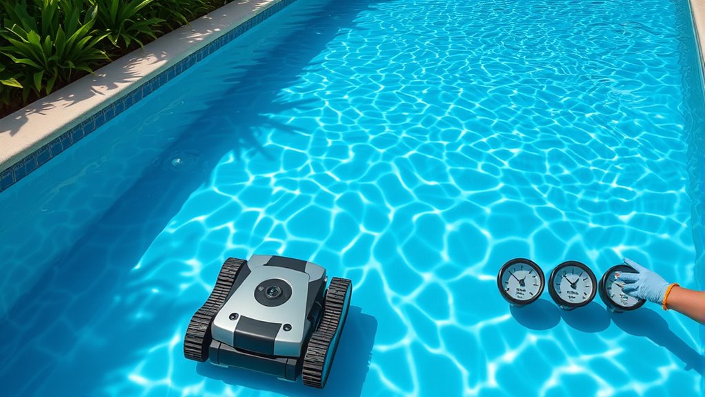 pool chemical balance maintenance