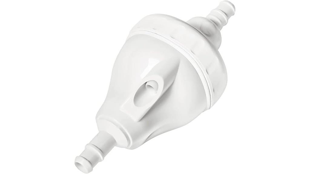 pool cleaner backup valve